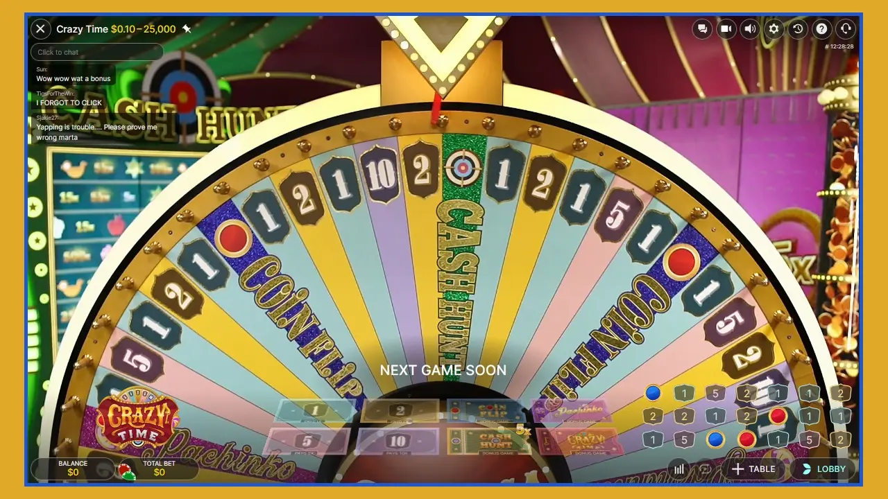 Comment commencer à parier dans Crazy Time ? Comment commencer à parier dans Crazy Time ?